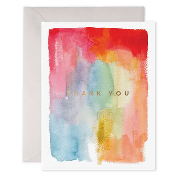 E. Frances Colorful Thanks / Thank You Greeting Card