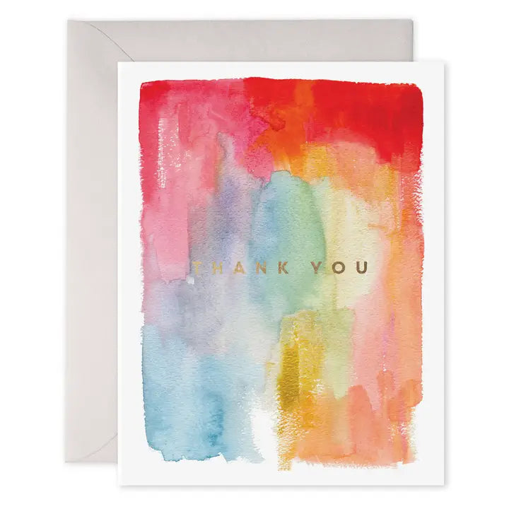 E. Frances Colorful Thanks / Thank You Greeting Card