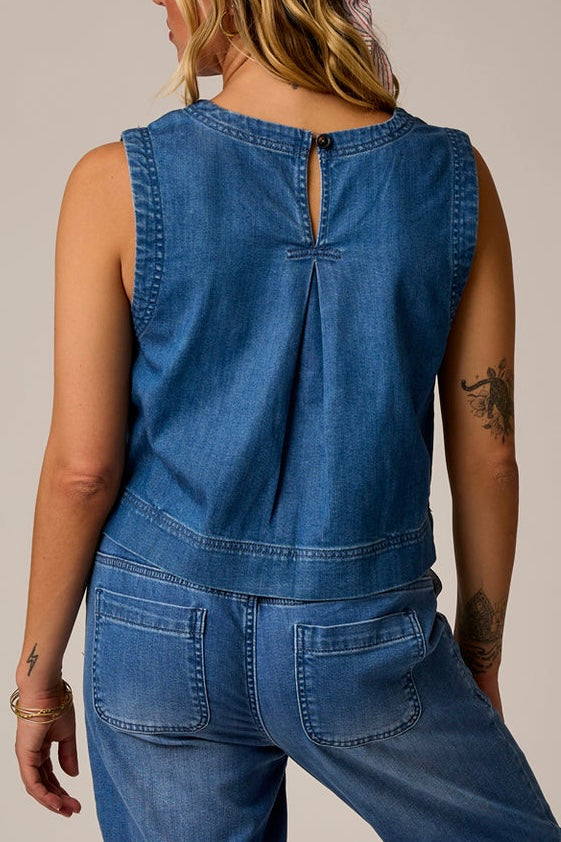 Susie Denim Tank Top