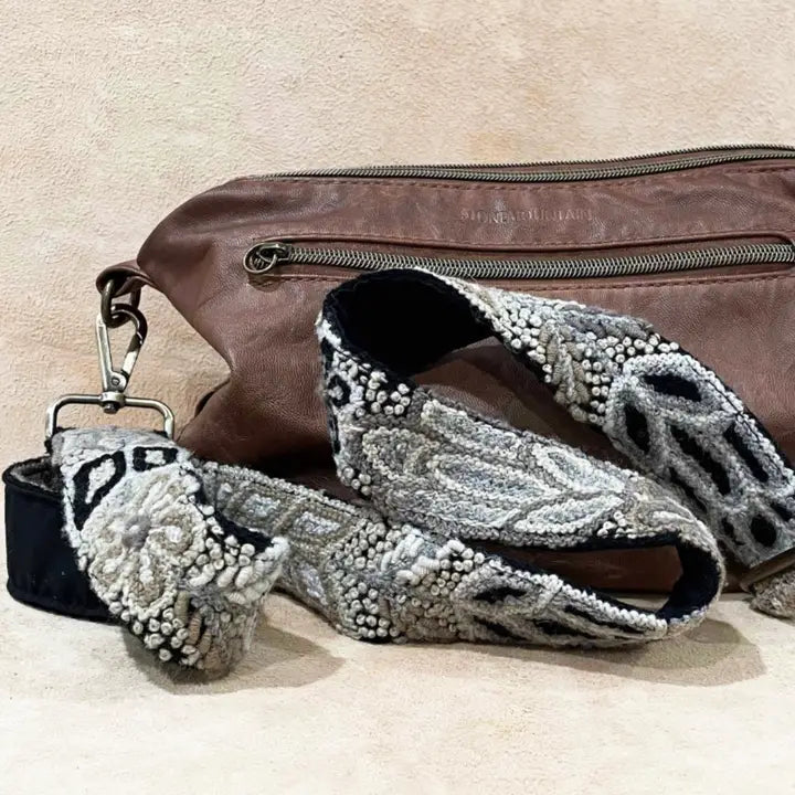 Jenny Krauss Embroidered Adjustable Bag Strap