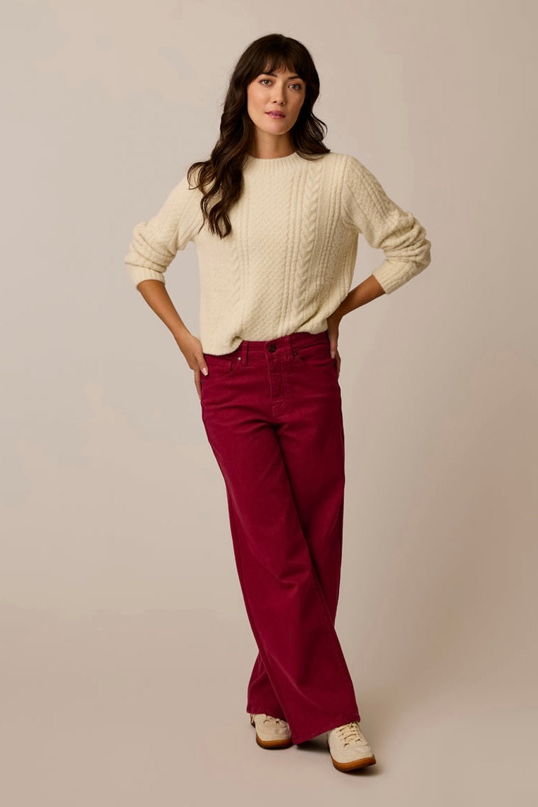 Audrey Wide Leg Denim Pants