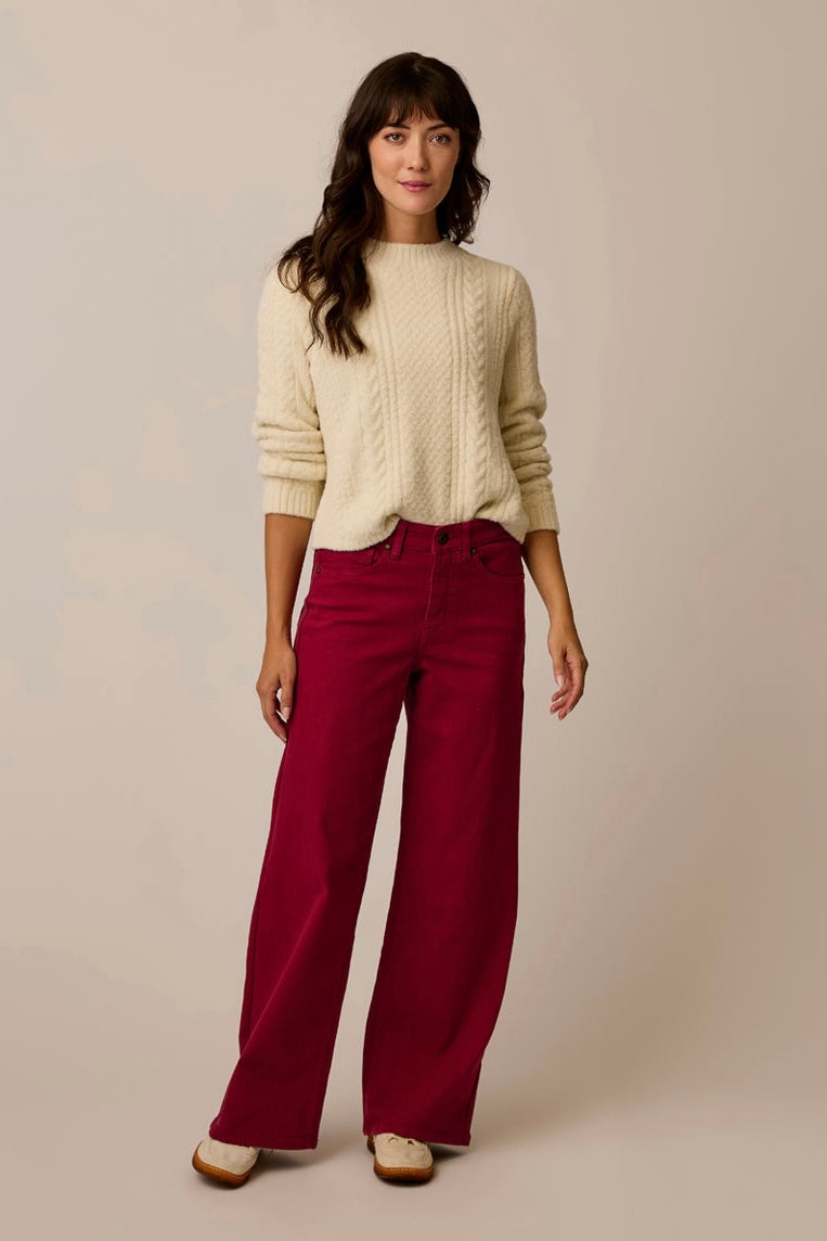 Audrey Wide Leg Denim Pants