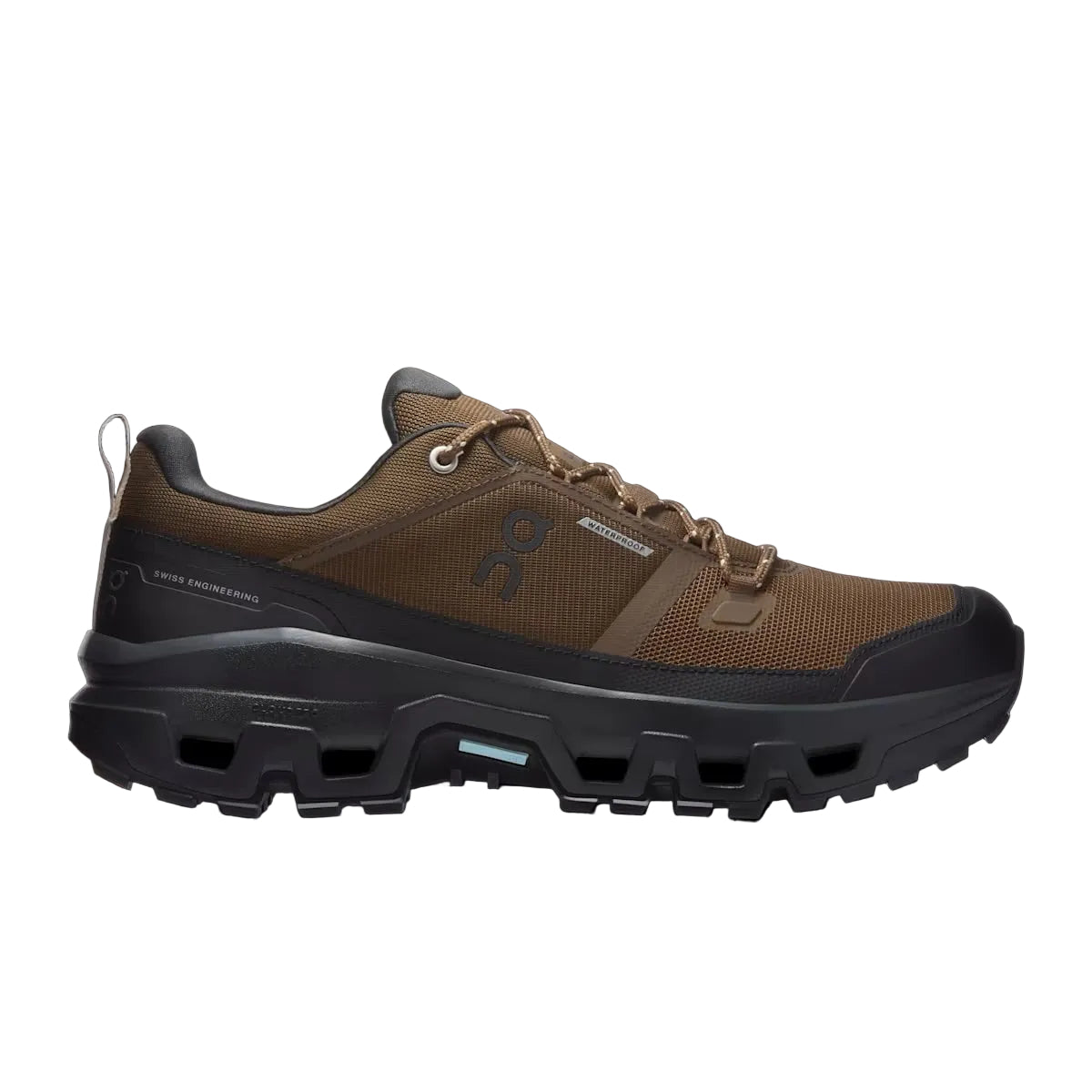 On Cloudrock Low Waterproof Men's - Earth/Black