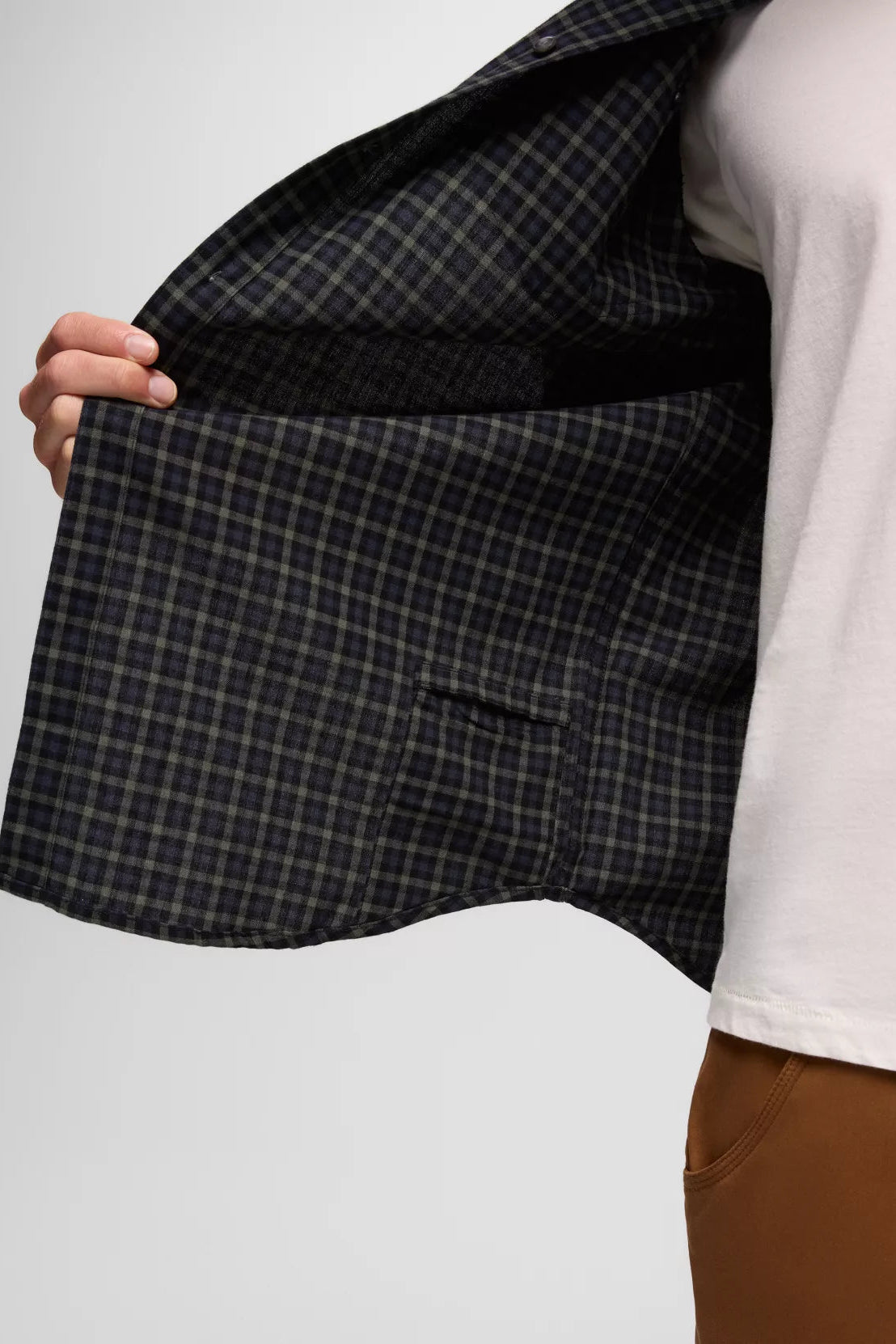 Dolberg M's Slim Fit Flannel Shirt: Spruce