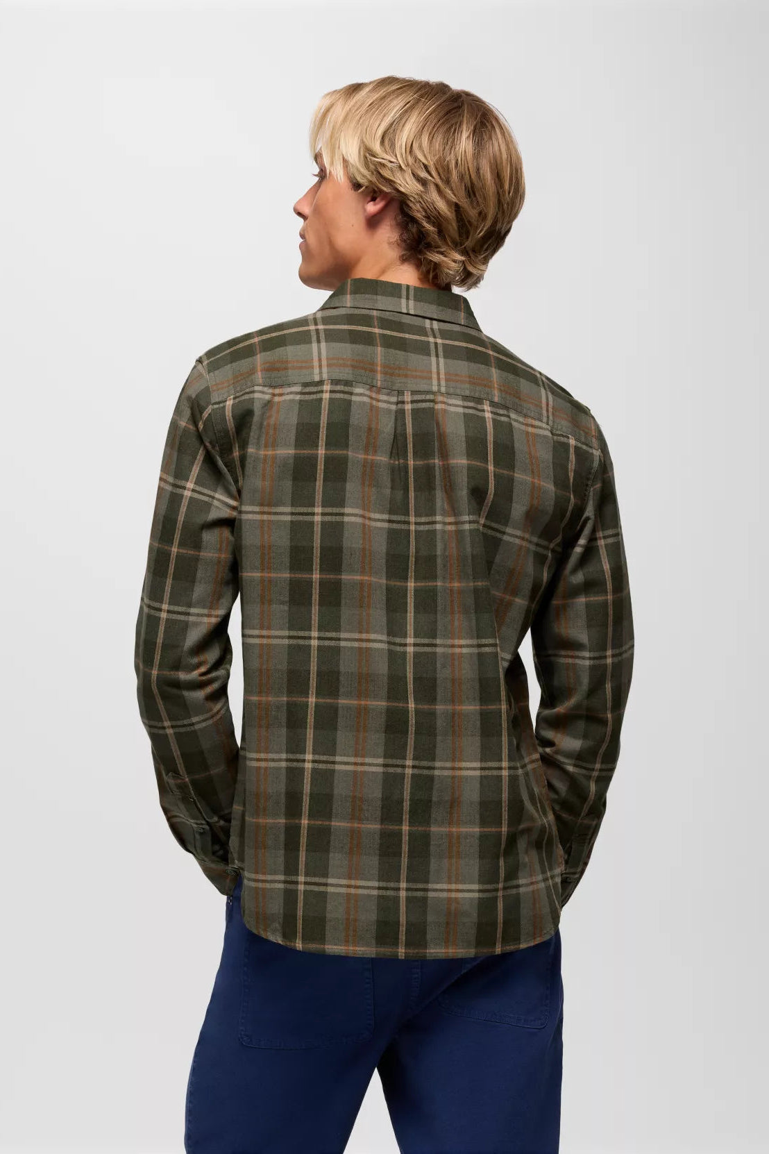 Los Feliz Slim Fit Flannel Shirt: Spruce