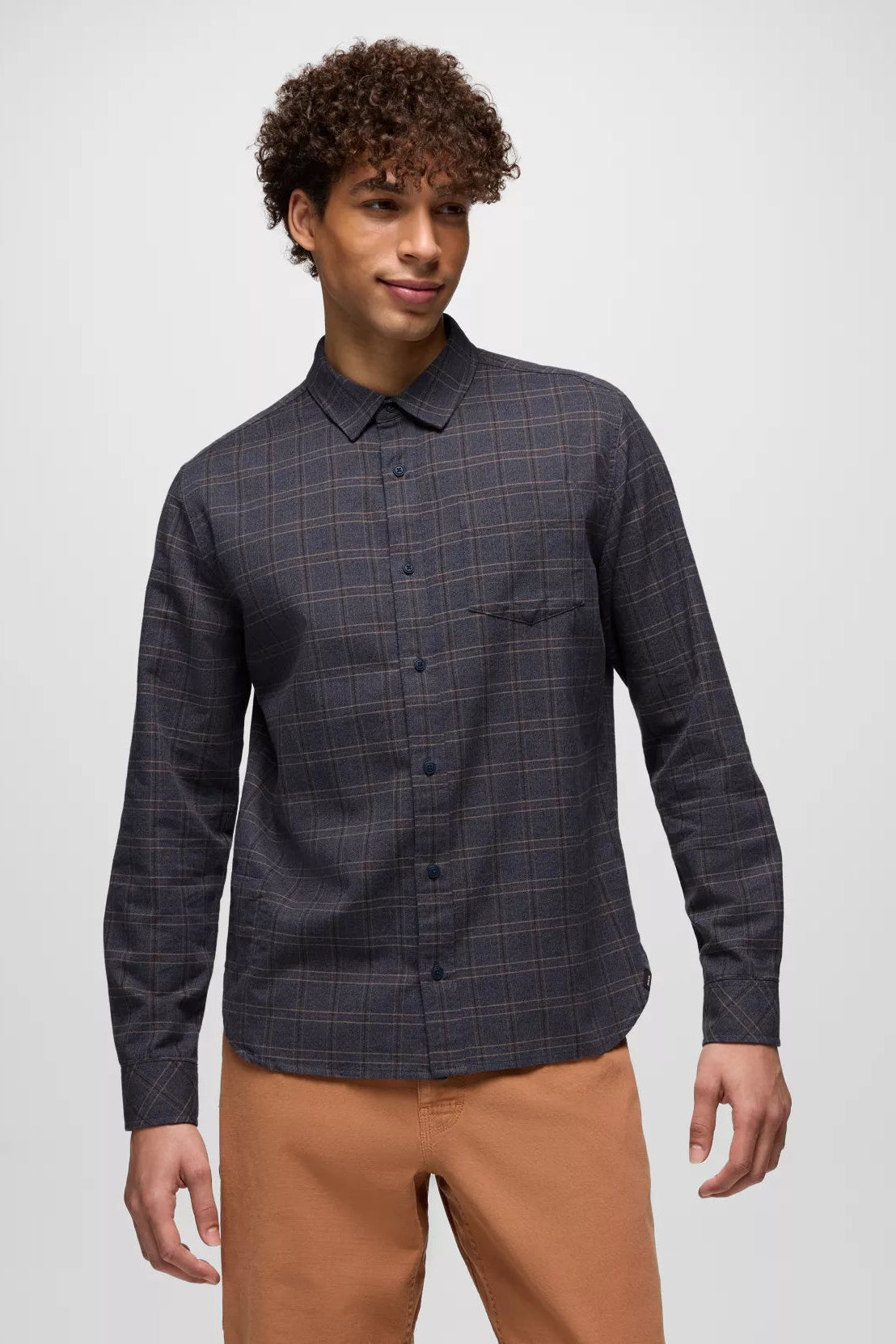Los Feliz Slim Fit Flannel Shirt: Capulet Blue