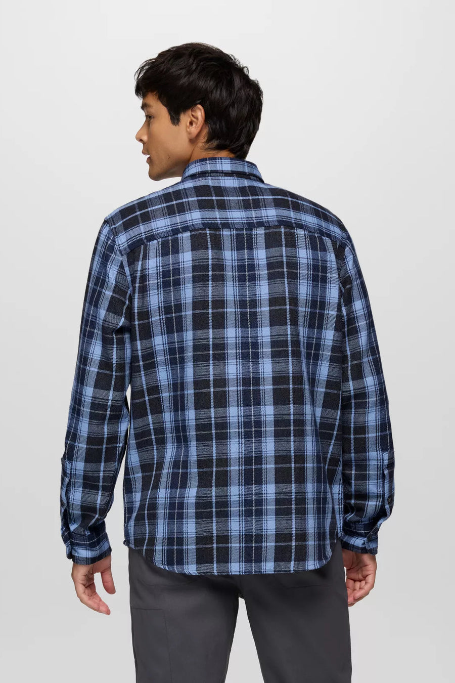 Westbrook Heavyweight Slim Fit Flannel Shirt: Blue Vibes