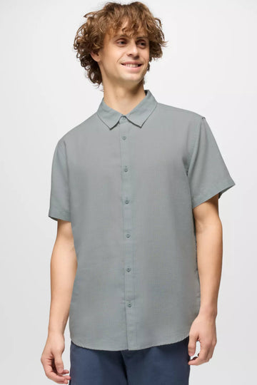 Lindores Standard Fit Short Sleeve Shirt - Saltwater