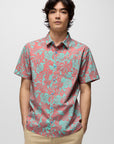 Stimmersee Standard Fit M's Short Sleeve Button Down Shirt