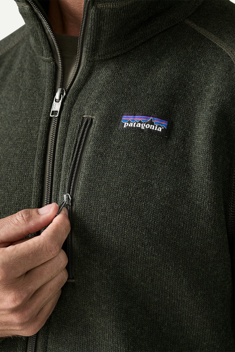 Patagonia M's Better Sweater Fleece Jacket-Old Growth Green