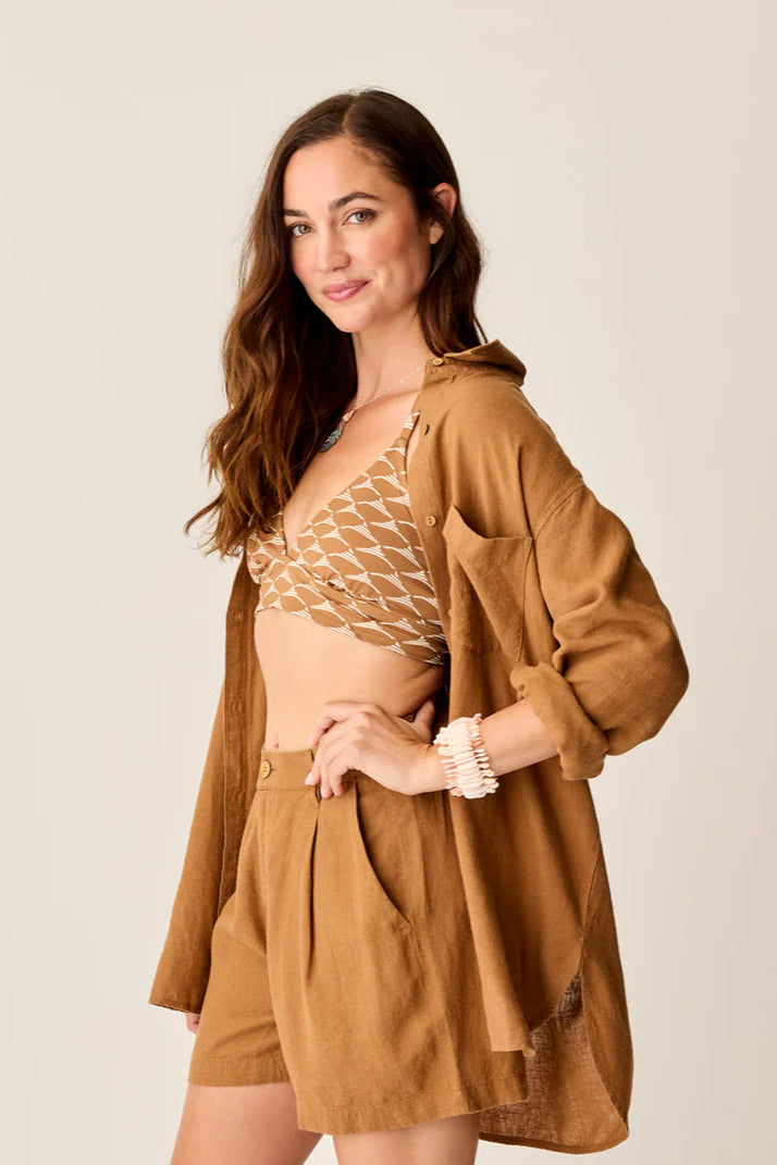 Taylor Linen Tunic Shirt