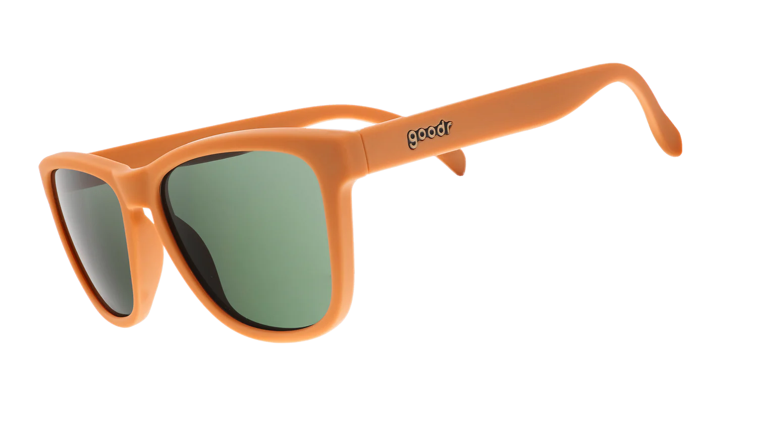Goodr OG Polarized Sunglasses: Chocolatier's Caramel Hot Tub
