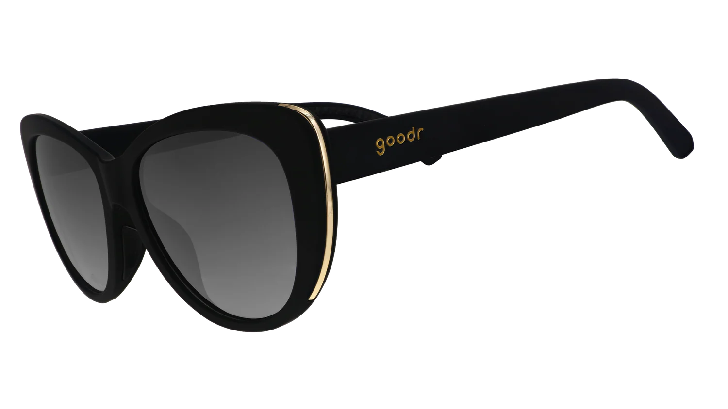 Goodr Glam G Sunglasses: It's Noir, Darling