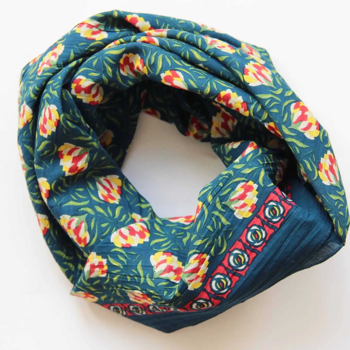 Les Belles Vagabondes Organic Cotton Square Scarf