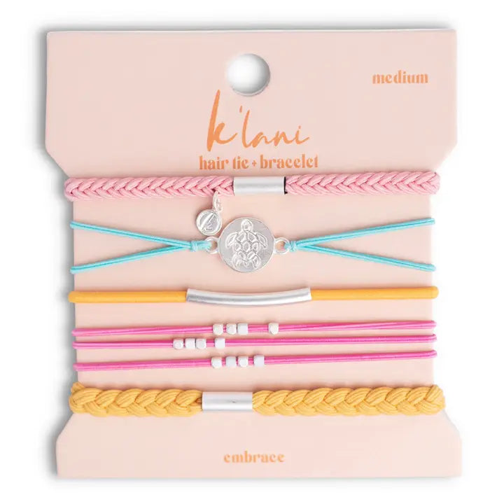 K'Lani Hair Tie Bracelets- Set of 5