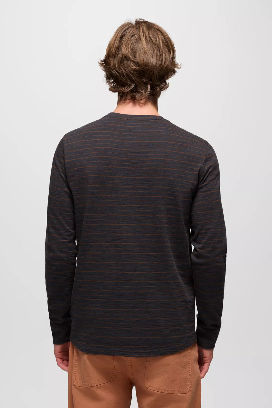 Prana Men's Ronnie Crew II: Stormy Night Stripe