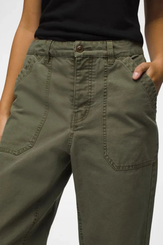 Prana Melrose Barrel Leg Pant - Rye Green