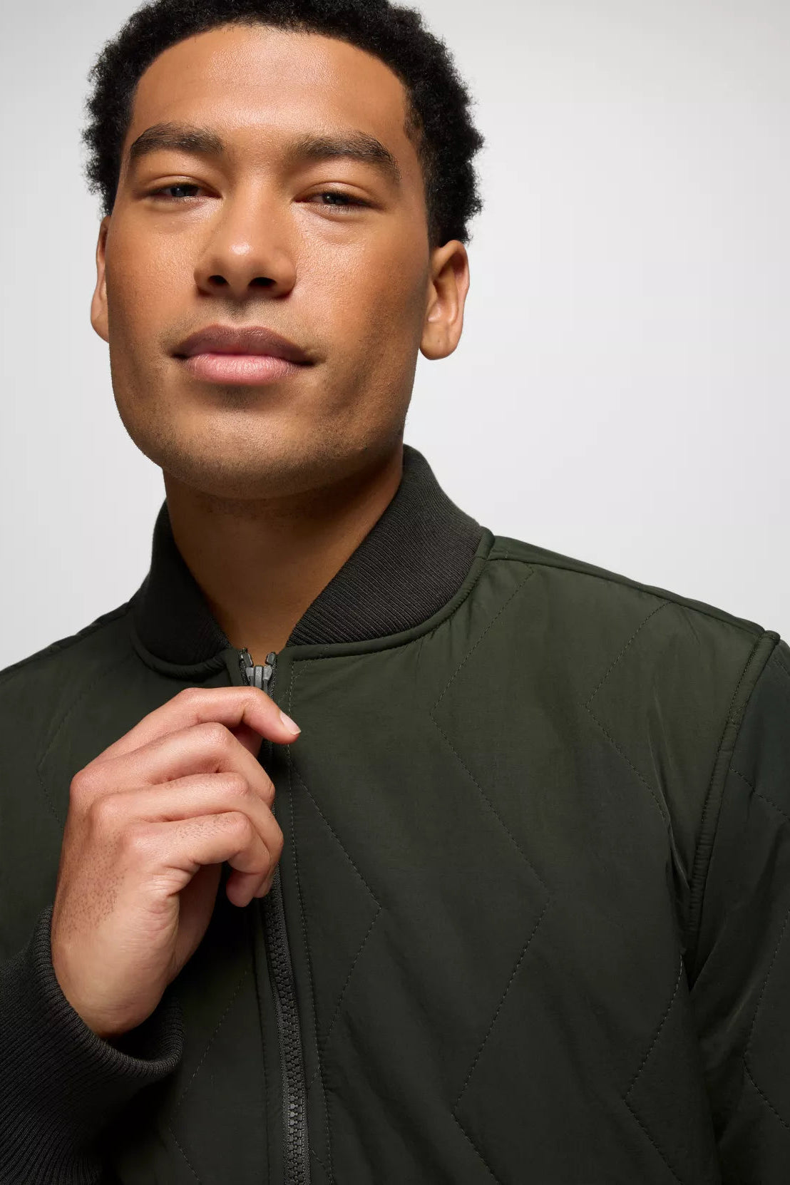 Encinitas Men's Bomber Jacket: Nori