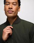 Encinitas Men's Bomber Jacket: Nori