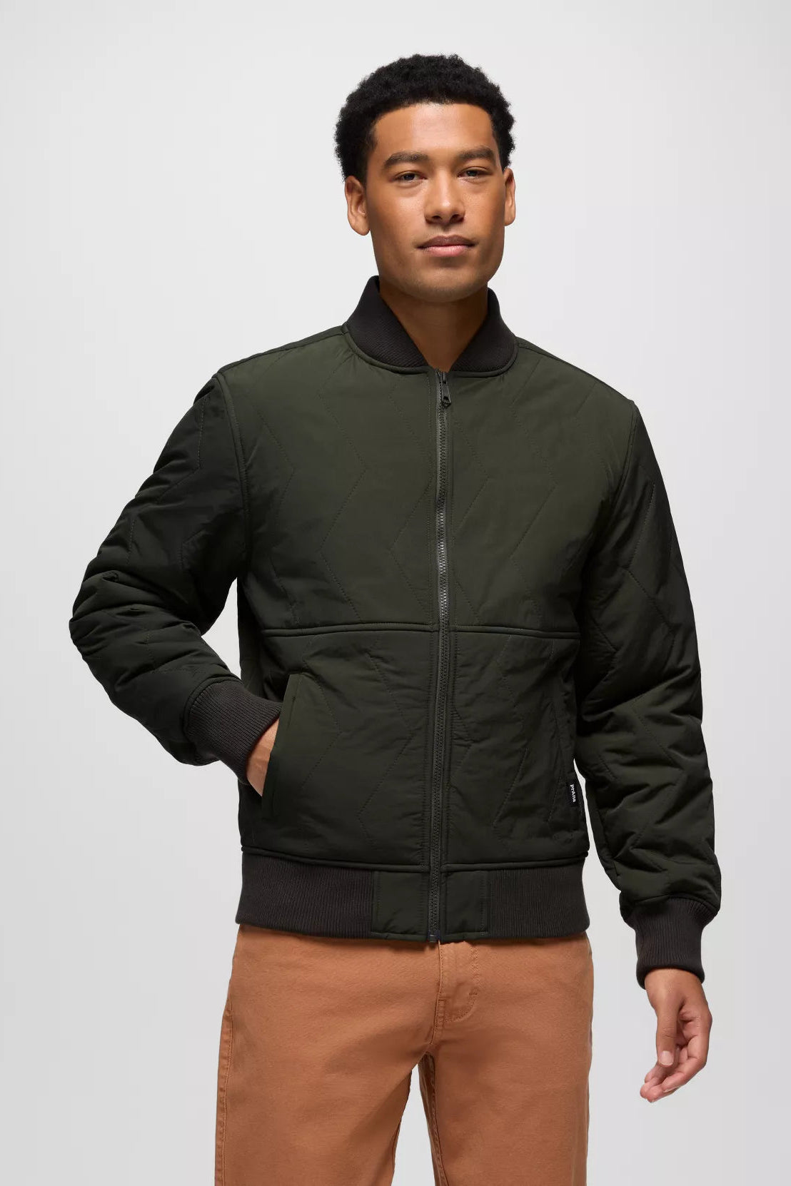 Encinitas Men's Bomber Jacket: Nori