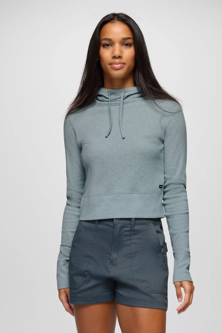 Prana Touchstone Waffle-Knit Hoodie