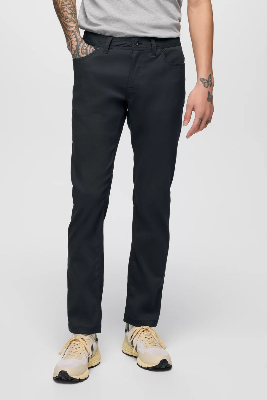 Prana Stretch Zion 5 Pocket Slim Pant 32" Inseam: Black