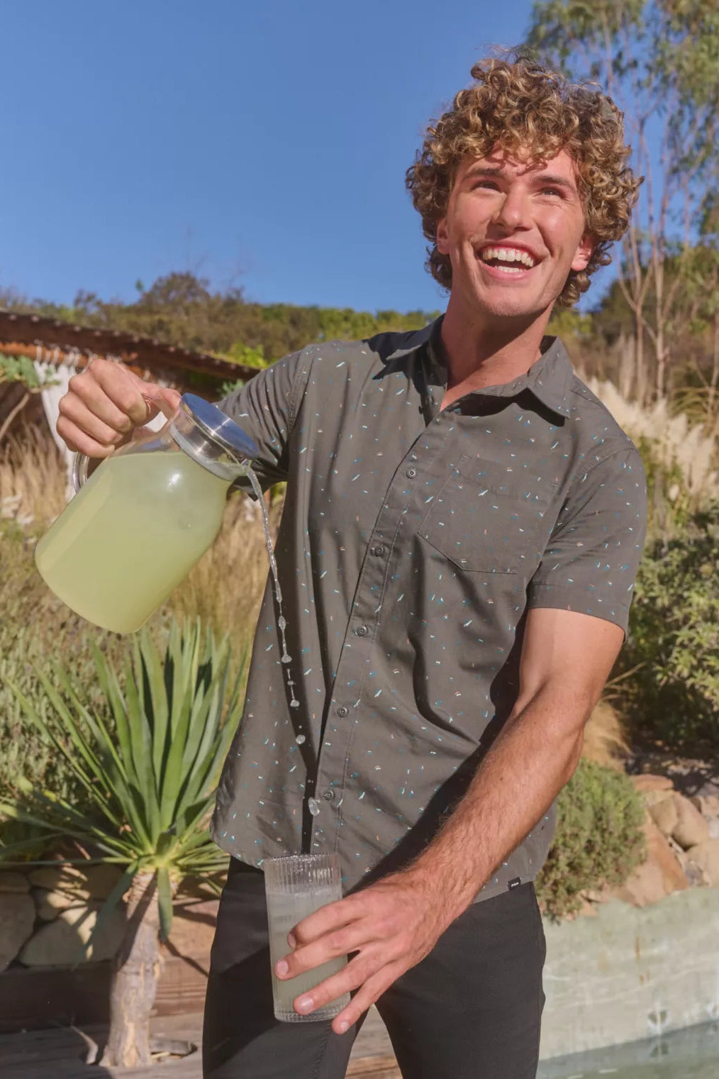 Prana Tinline Slim-Fit Short Sleeve Shirt