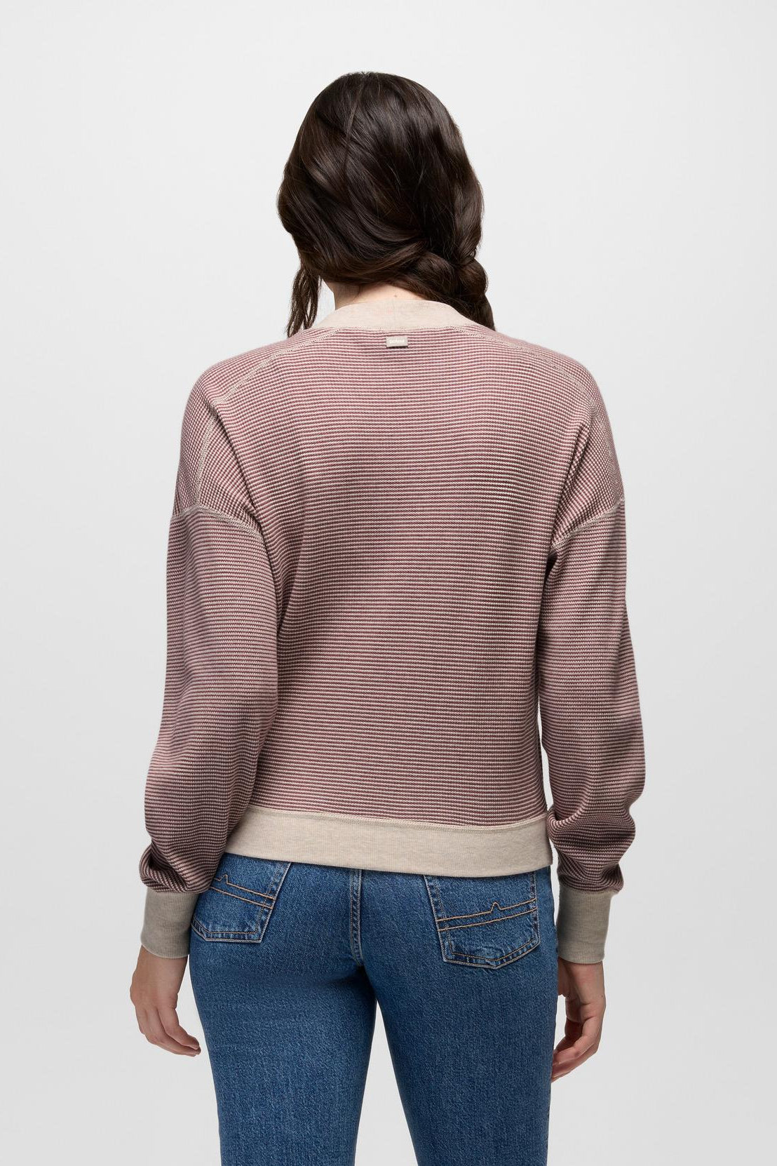 Touchstone Long Sleeve Waffle Knit Crew