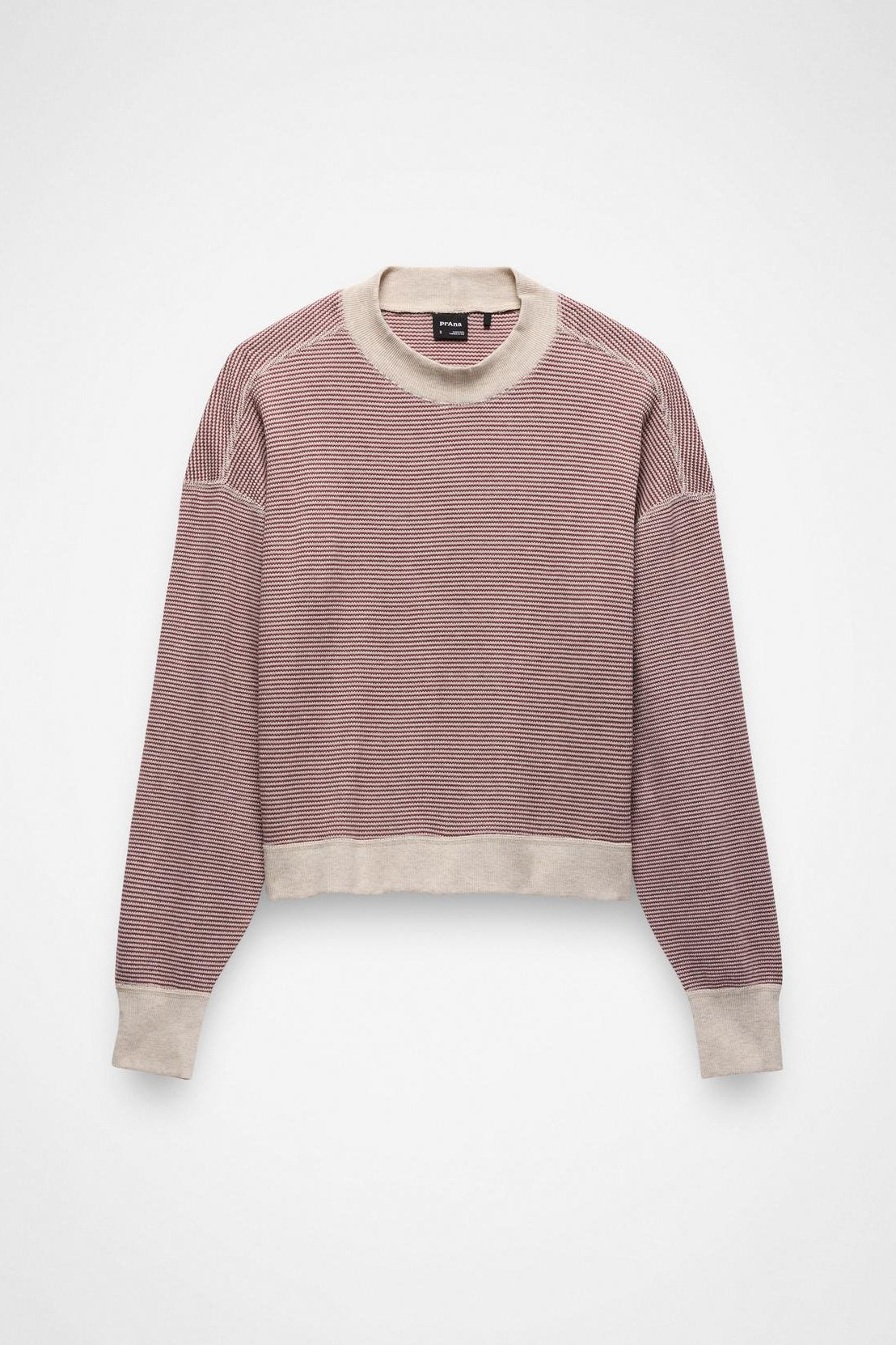 Touchstone Long Sleeve Waffle Knit Crew