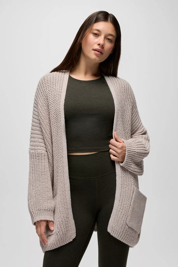 Sunday River W's Recycled Knit Chunky Long Cardigan
