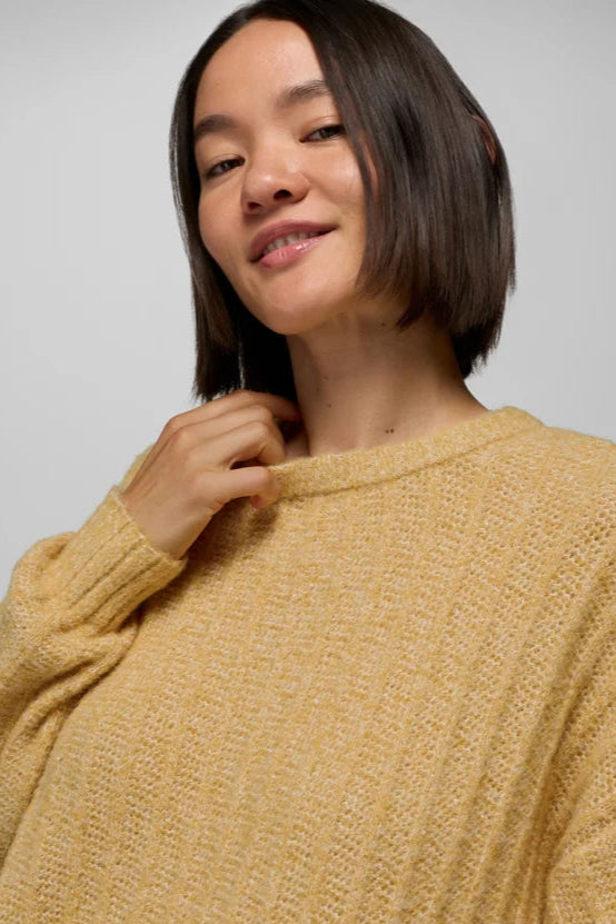 Emberbrook Cozy Sweater: Dijon Heather