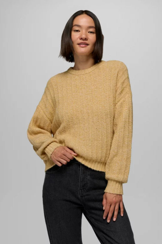 Emberbrook Cozy Sweater: Dijon Heather
