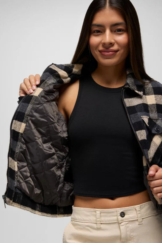 Excursions Flannel Jacket: Black