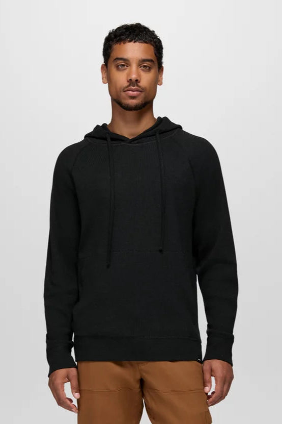Prana Men's Touchstone Hoodie: Black Heather