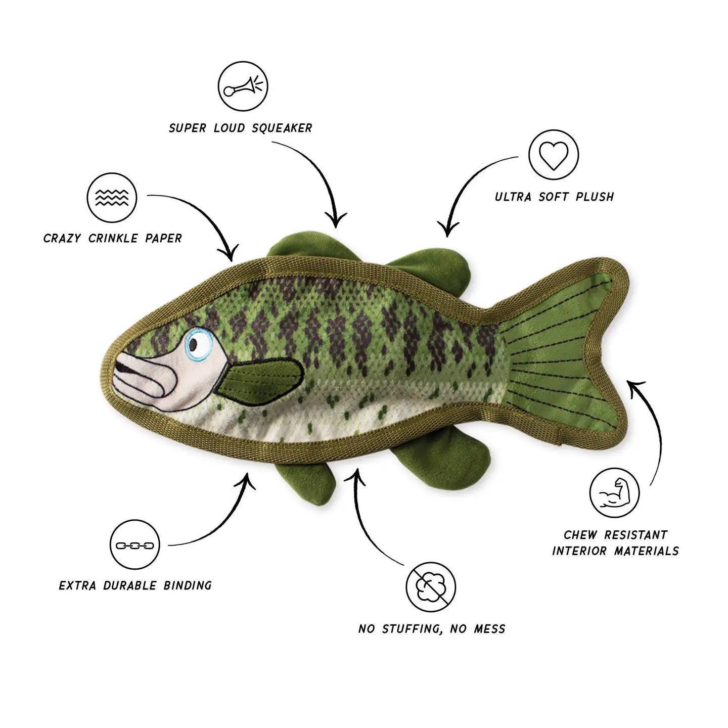 Fishy Durable Dog Toy