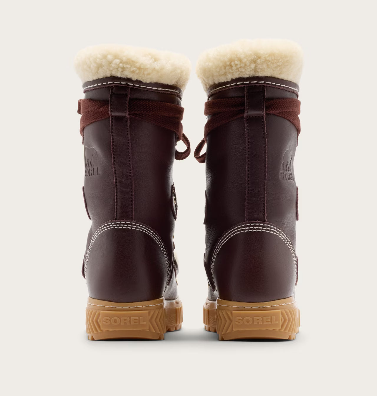 Sorel Ona Ave Alpine Tall LX Waterproof Boots-Red Lodge / Gum