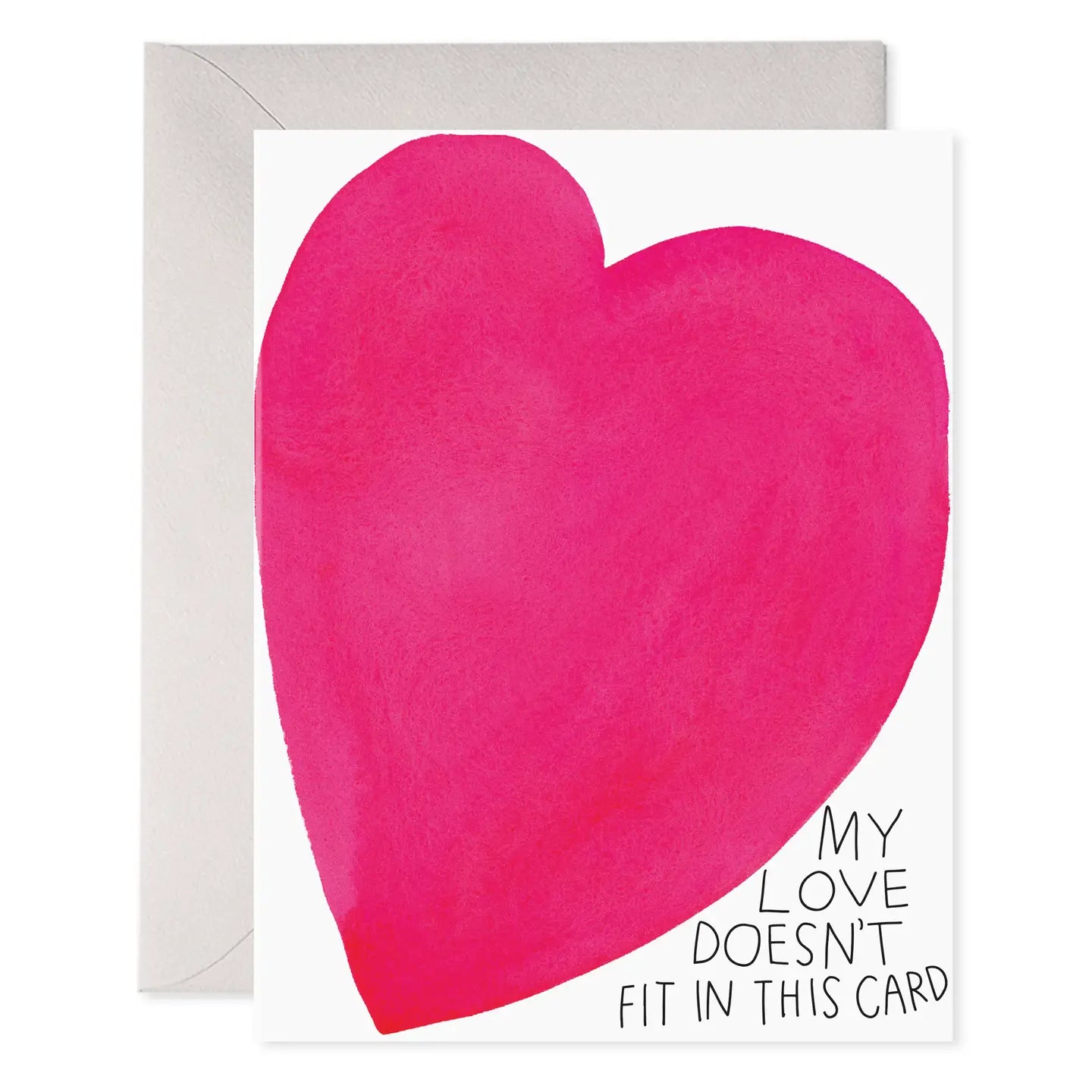 E.Frances Squeezed Heart Greeting Card