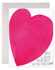 E.Frances Squeezed Heart Greeting Card