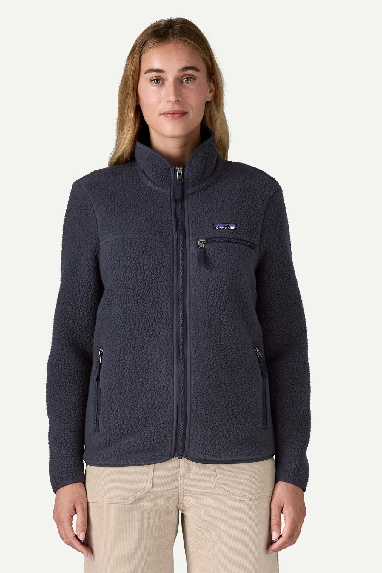 Patagonia W's Retro Pile Jacket: Sunken Blue