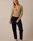 Carve Ever Henley: Walnut Stripe