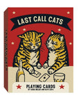 Last Call Cats Playing Cards