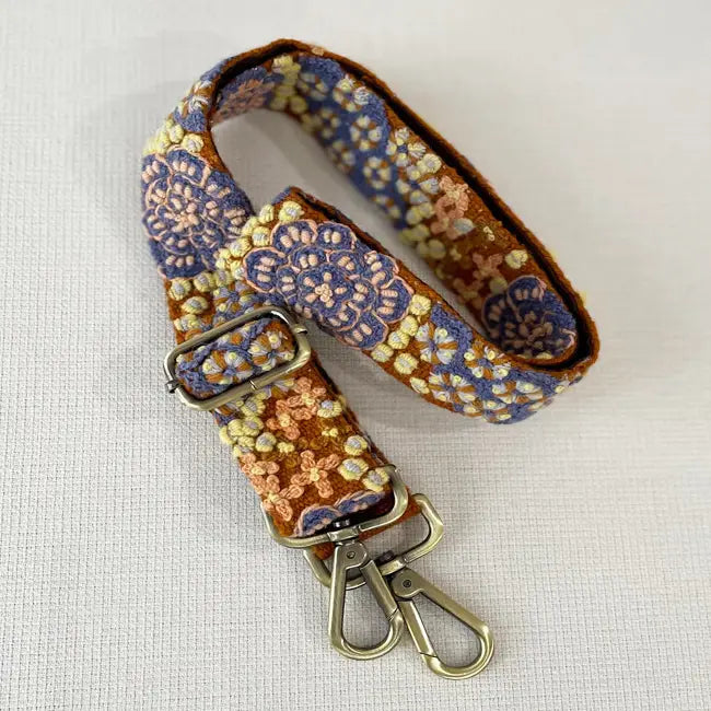 Jenny Krauss Embroidered Adjustable Bag Strap