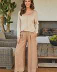 Italian Linen Palazzo Pants