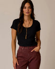 Carve Ever Tee-Black