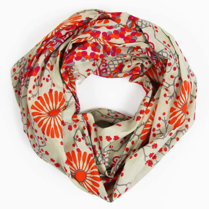 Les Belles Vagabondes Organic Cotton Square Scarf
