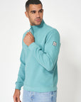 Batella M's Interlock 1/4 Zip Sweater
