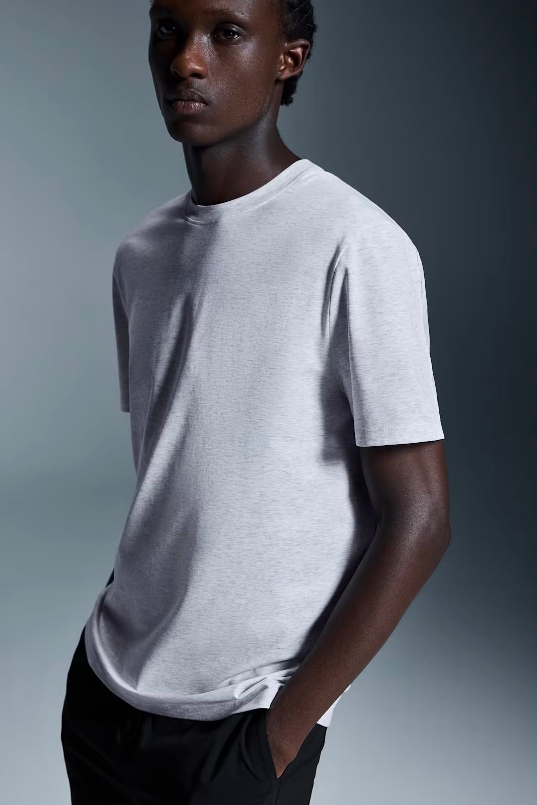 On Focus Men's Cotton Blend Tee - Crater