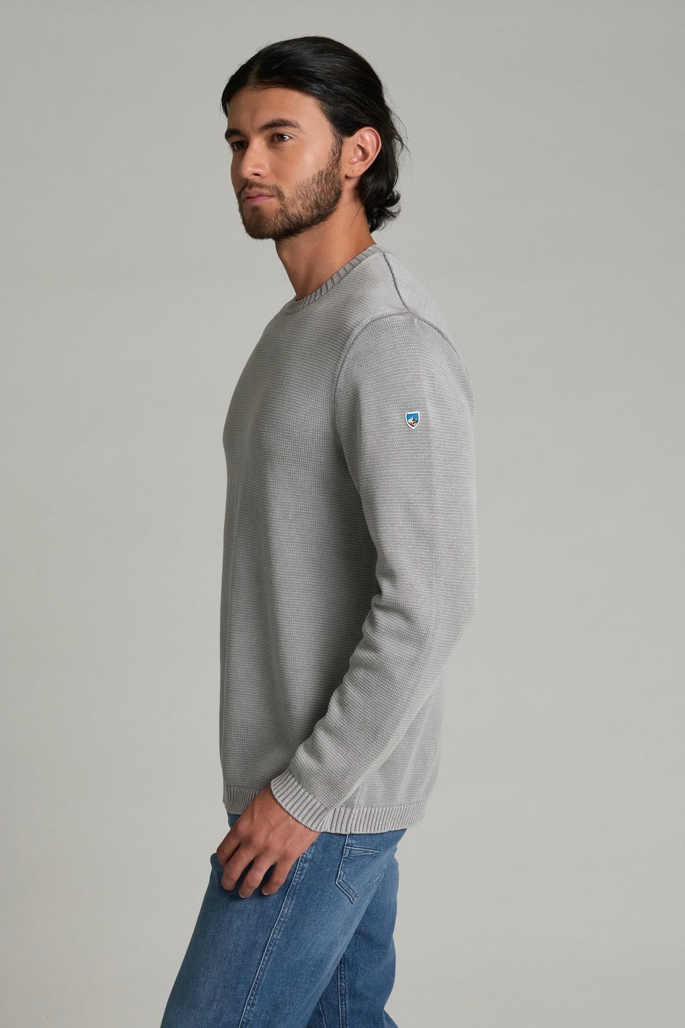 Motive Organic Cotton Sweater- Heather Grey