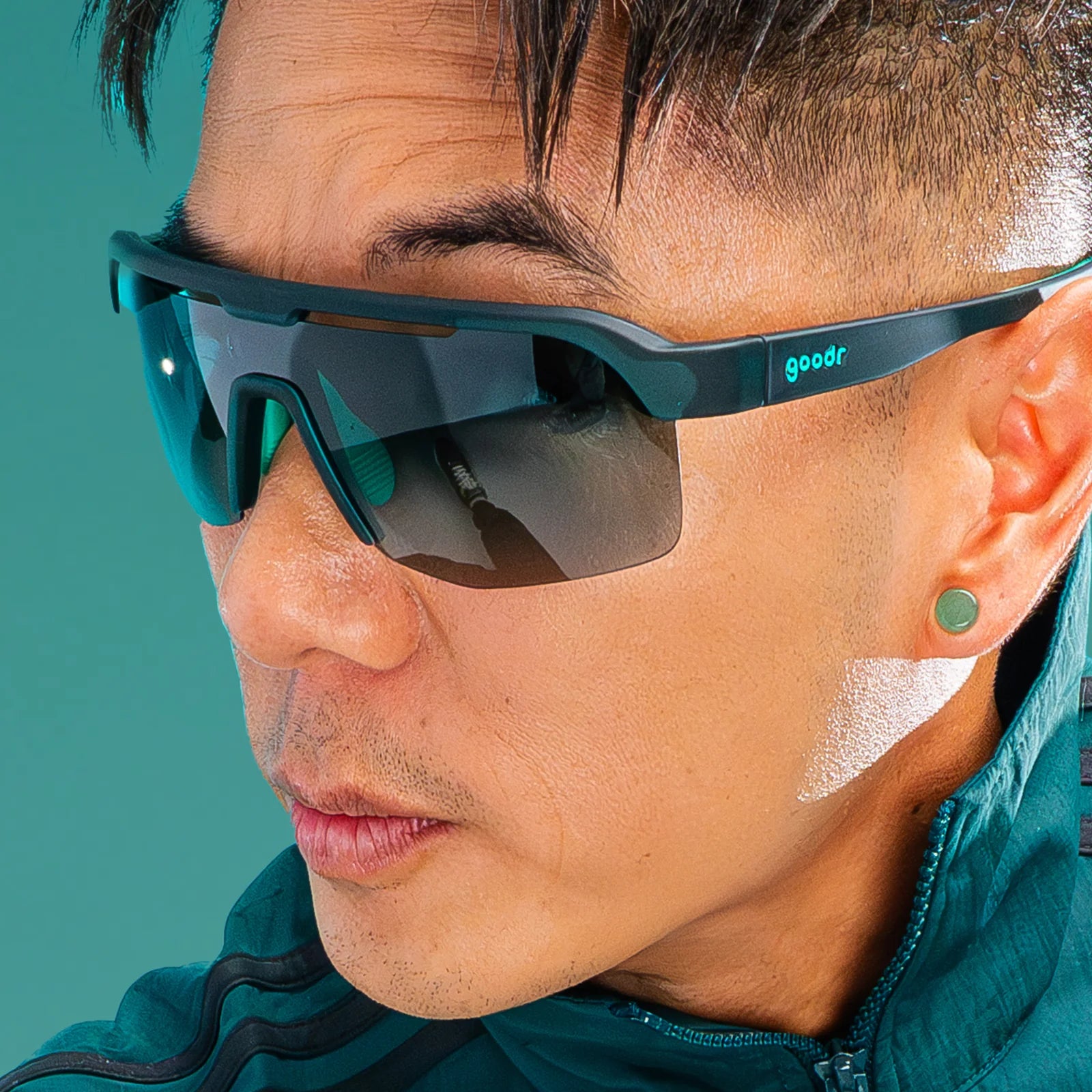 Goodr Bolt G Sunglasses: Electric Zen Machine