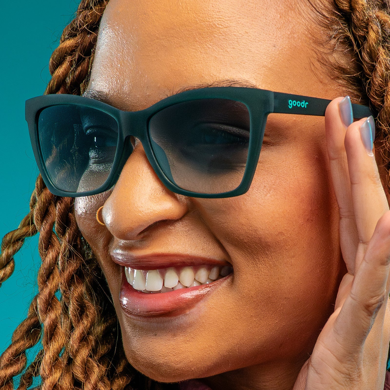 Goodr Pop G Sunglasses: Governed by my Mood Ring